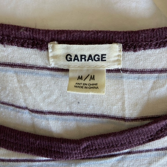 Striped Garage tshirt - Picture 2 of 3